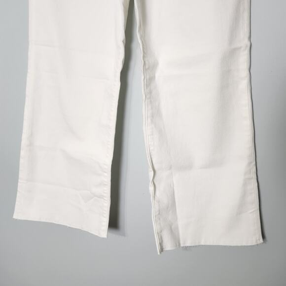 NEW J. Crew Factory Wide-Leg Crop Jean in All-Day Stretch Eggshell White, 29 - Picture 5 of 11